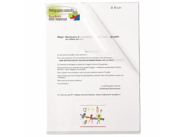 Aktmapp NOKI A4 0,12 ofärgad 100/fp